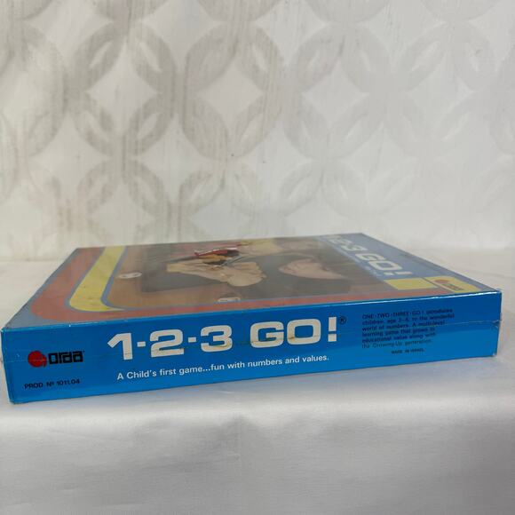 VTG 1 2 3 Go Board Game 1979 Orda Industries Ages 3-6 Learn Numbers & Values NEW - Picture 4 of 5